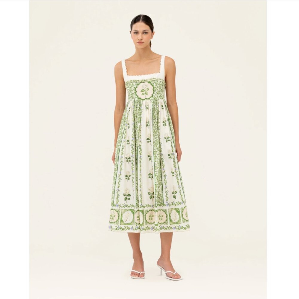 AGUA BY AGUA BENDITA Wild Barbara Midi Dress